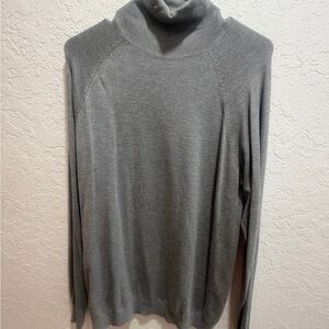 Zara Men's Charcoal Turtleneck Sweater